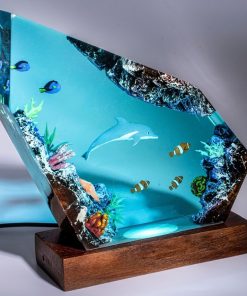 Dolphin Resin Night Light